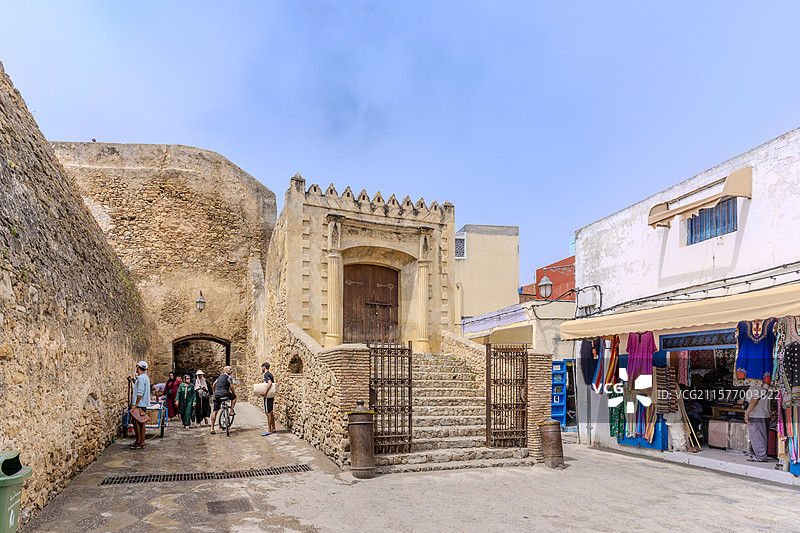 摩洛哥艾西拉小镇图片素材