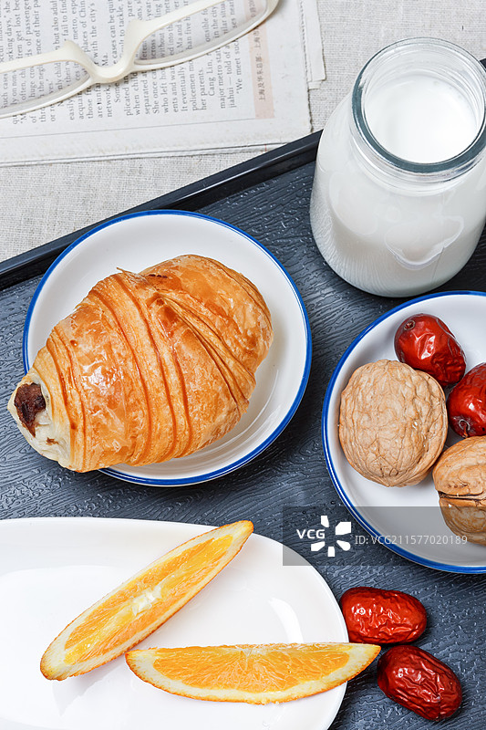 中国 丰盛的 早餐 食品图片素材