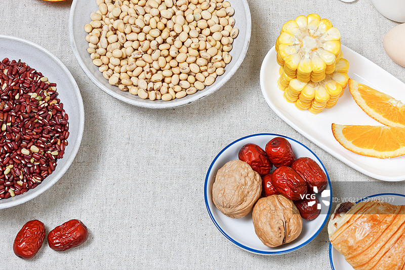 中国 丰盛的 早餐 食品图片素材