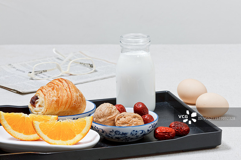 中国 丰盛的 早餐 食品图片素材