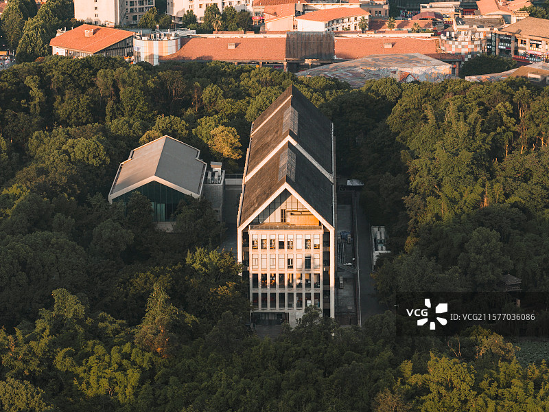 四川美术学院图书馆图片素材