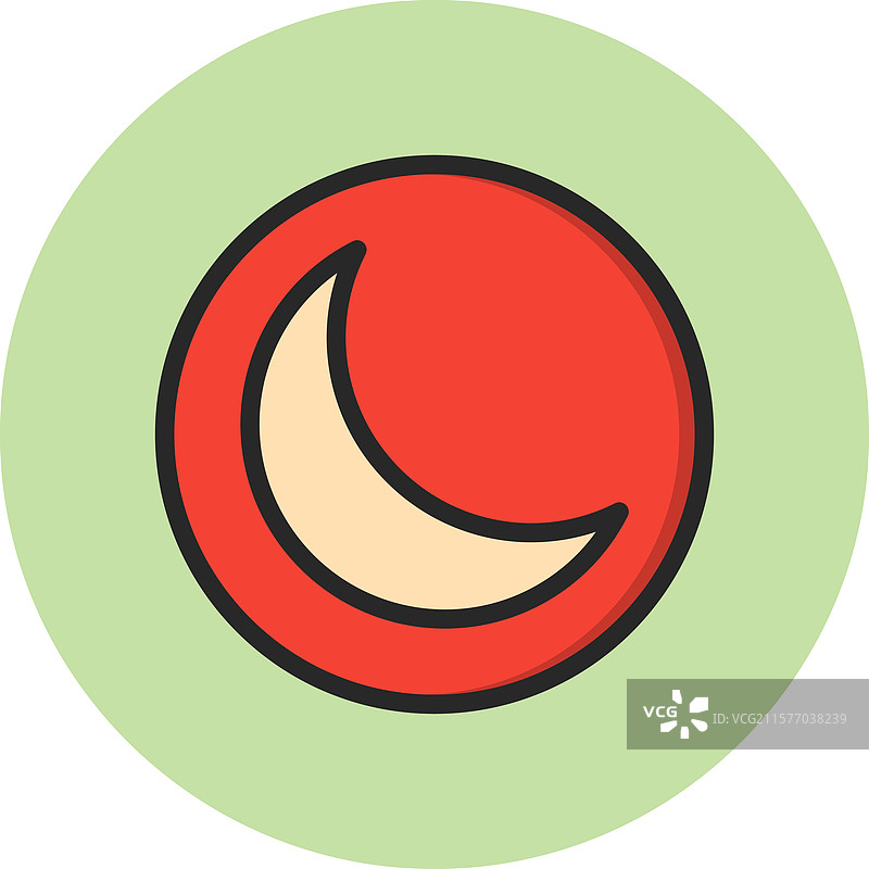 夜间模式图标设计图片素材