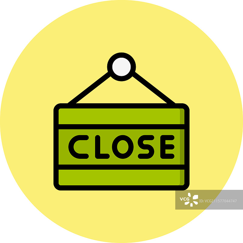 关闭标志图标设计图片素材