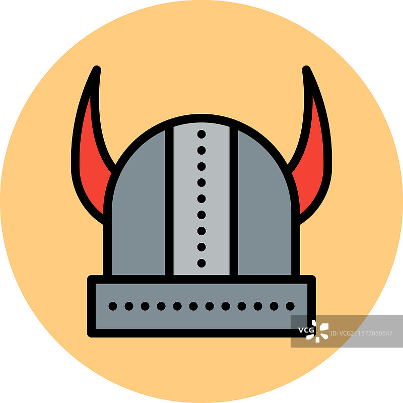 维京头盔图标设计图片素材