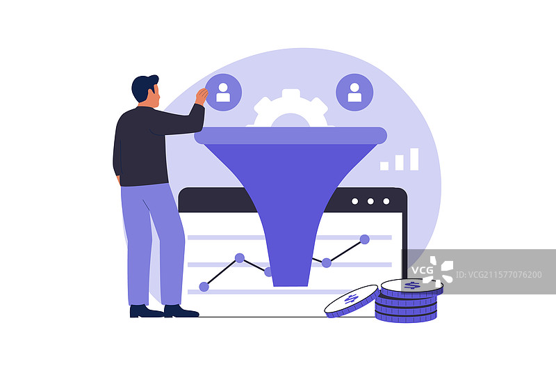 转化率优化社交媒体营销图片素材