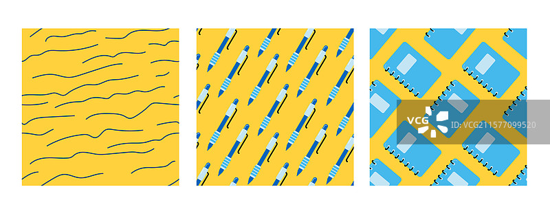 铅笔背景的无缝图案图片素材