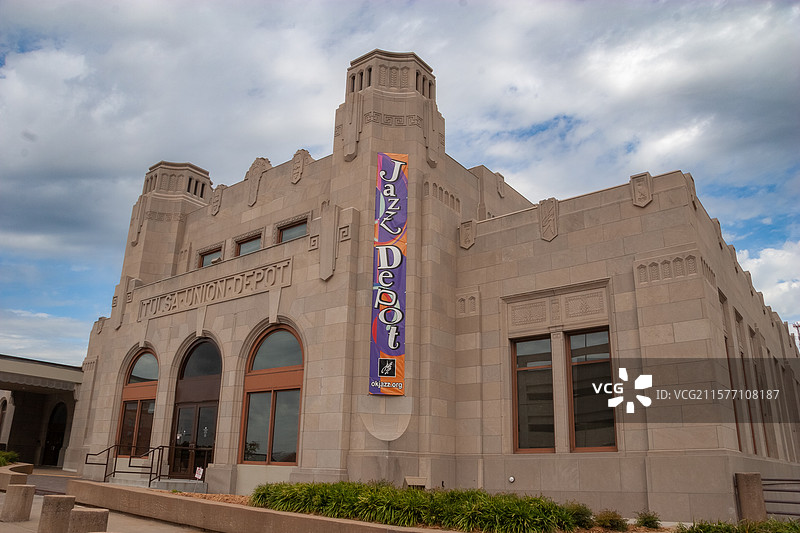 塔尔萨市的著名爵士乐音乐厅图片素材