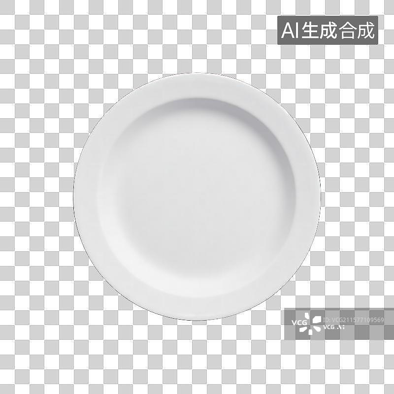 【AI数字艺术】简约纯白餐盘图片素材