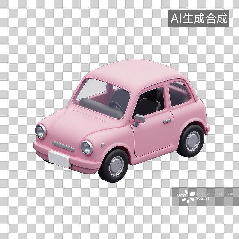 【AI数字艺术】时尚小型家用轿车图片素材