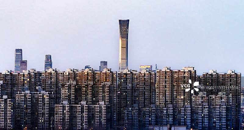 中国尊---北京折叠图片素材