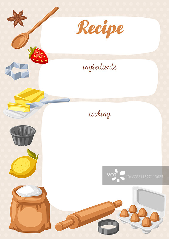 烘焙工具和厨具的背景图片素材