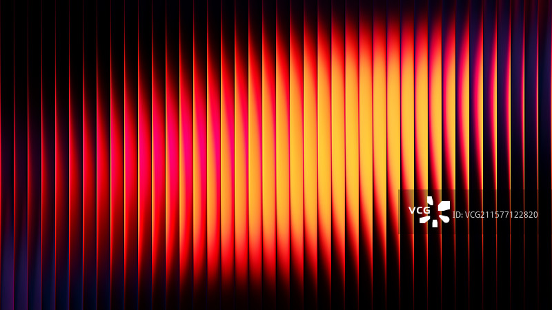 鲜艳的渐变图案，热情的黄色，温暖而强烈图片素材