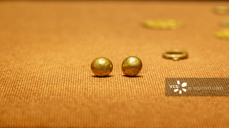 金耳饰 文物图片素材