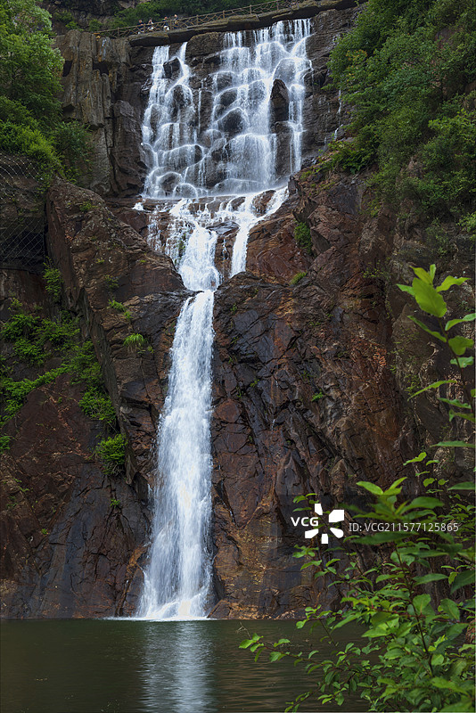 漫山花溪谷风光图片素材