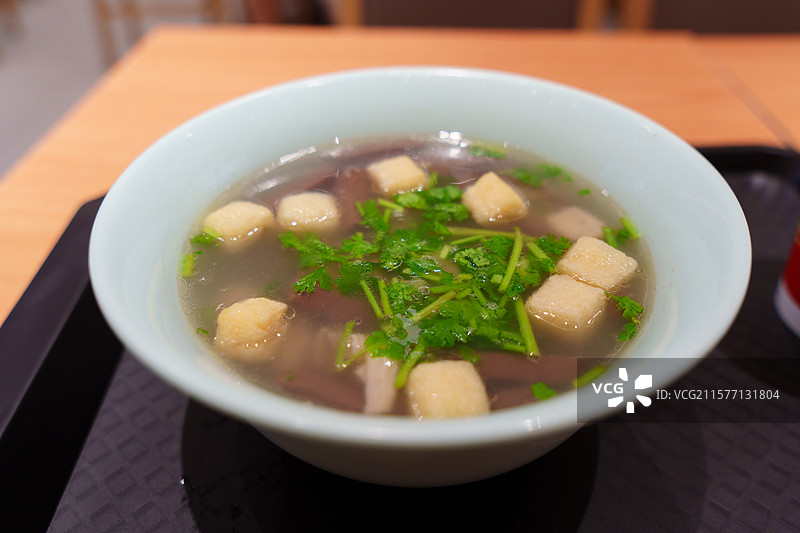 南京鸭血粉丝汤图片素材