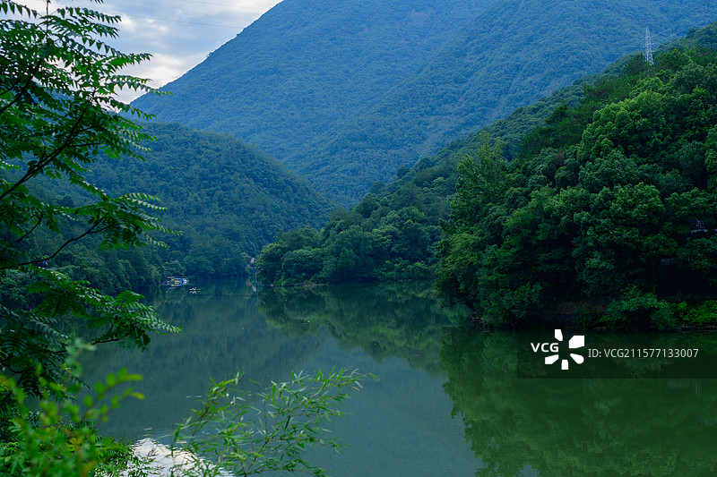 桐庐富春江小三峡芦茨湾风景图片素材