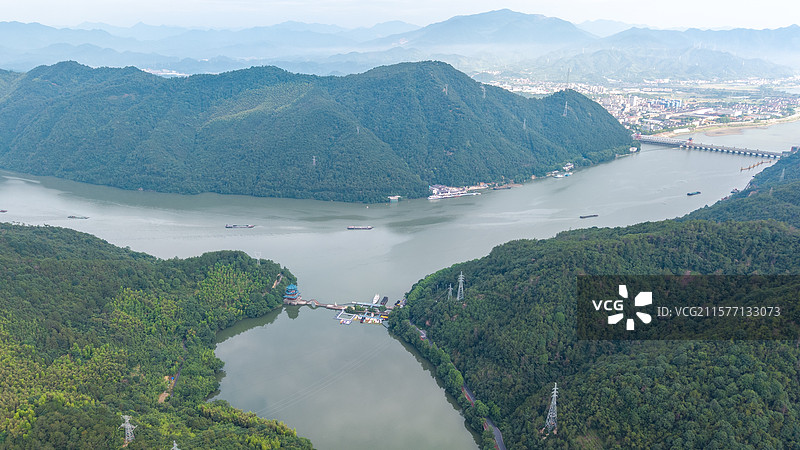 桐庐富春江小三峡芦茨湾风景图片素材