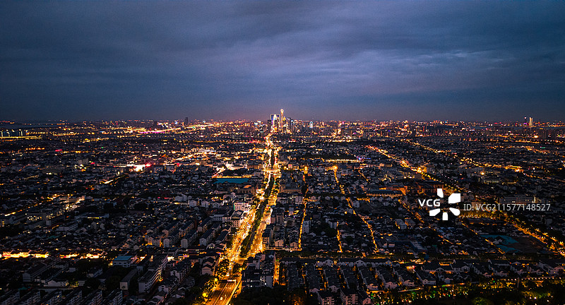 苏州航拍 姑苏区 东方之门图片素材