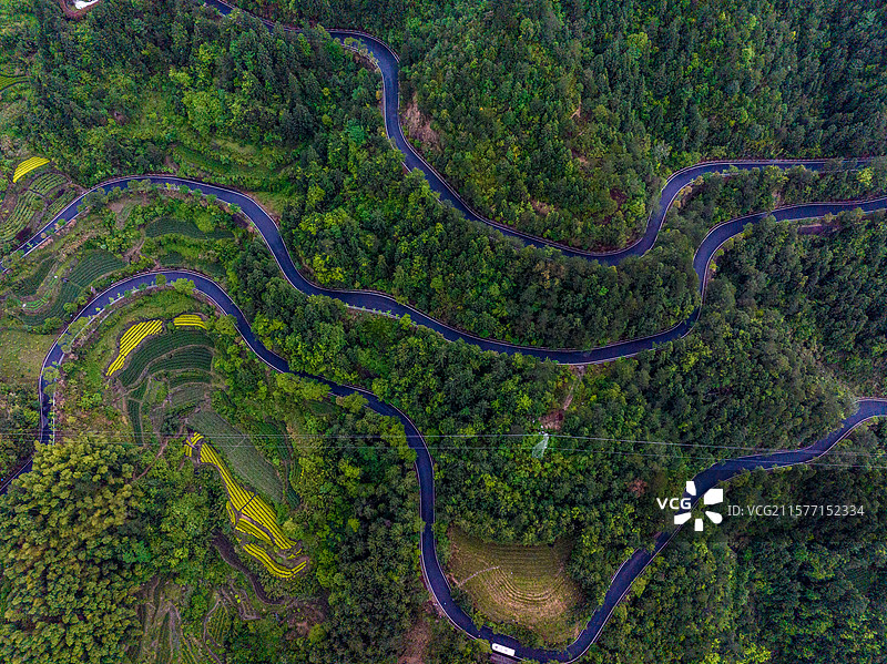 浙江省丽水市云和县崇头镇云和梯田景区航拍各种图片图片素材