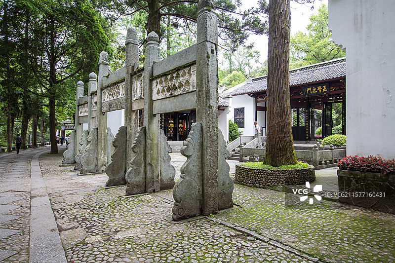 白鹿洞书院建筑景观图片素材