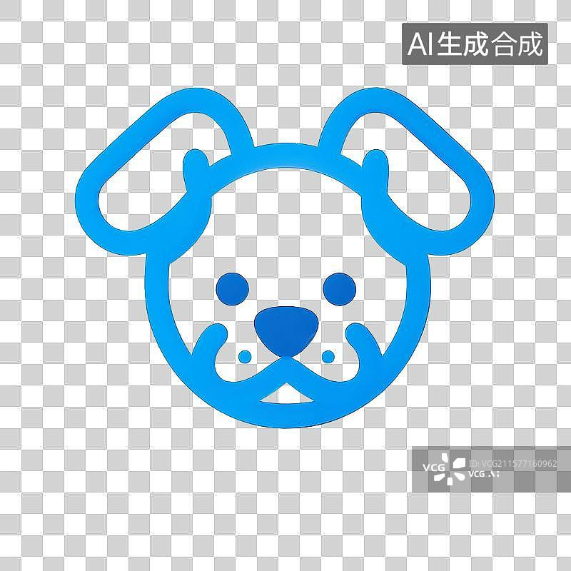 【AI数字艺术】微博狗头矢量图标图片素材