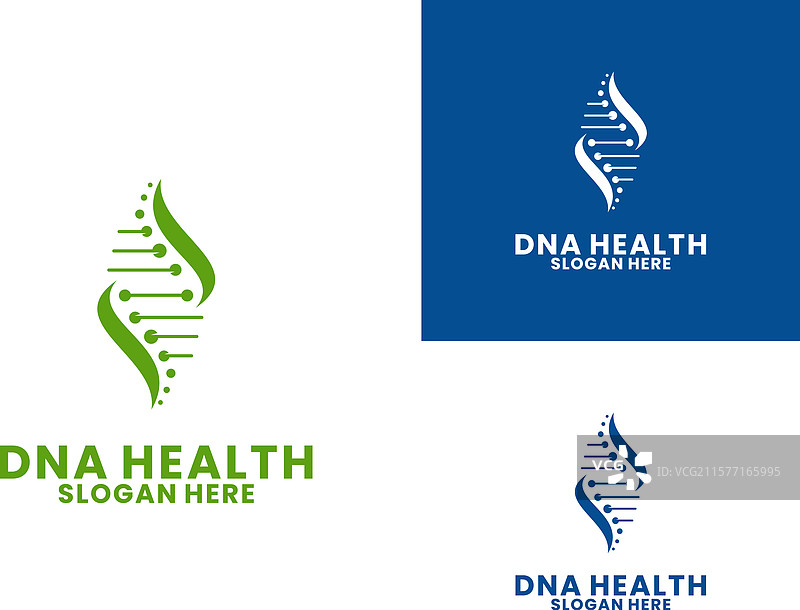 DNA基因护理标志设计模板 DNA健康图片素材