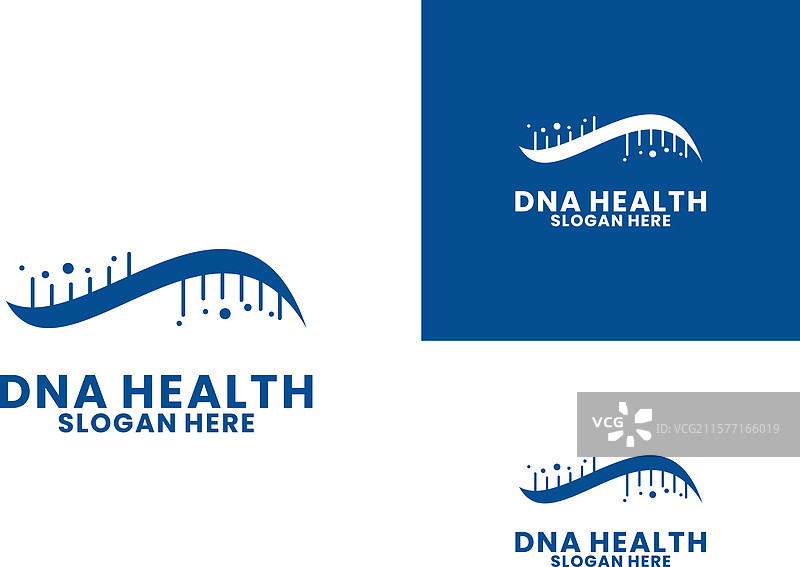 现代健康DNA基因标志设计模板图片素材