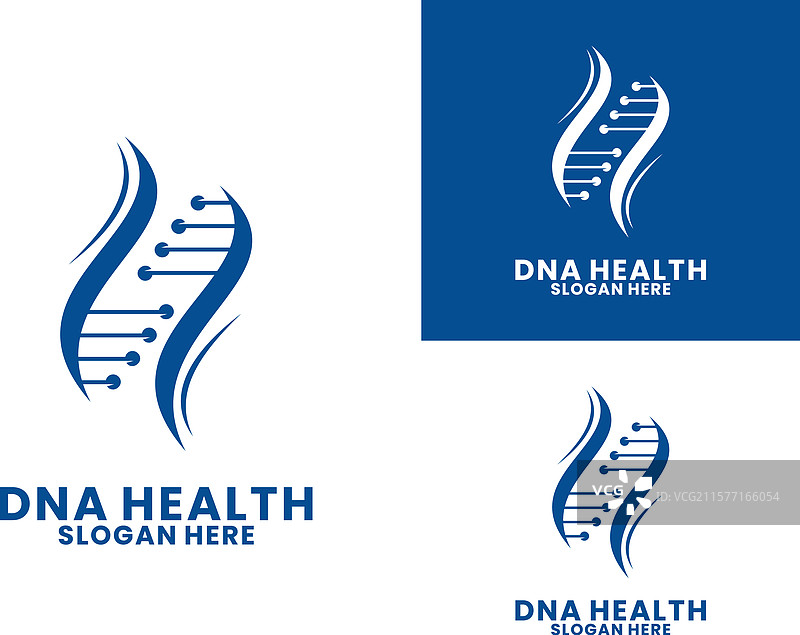 现代DNA基因标志设计模板图片素材