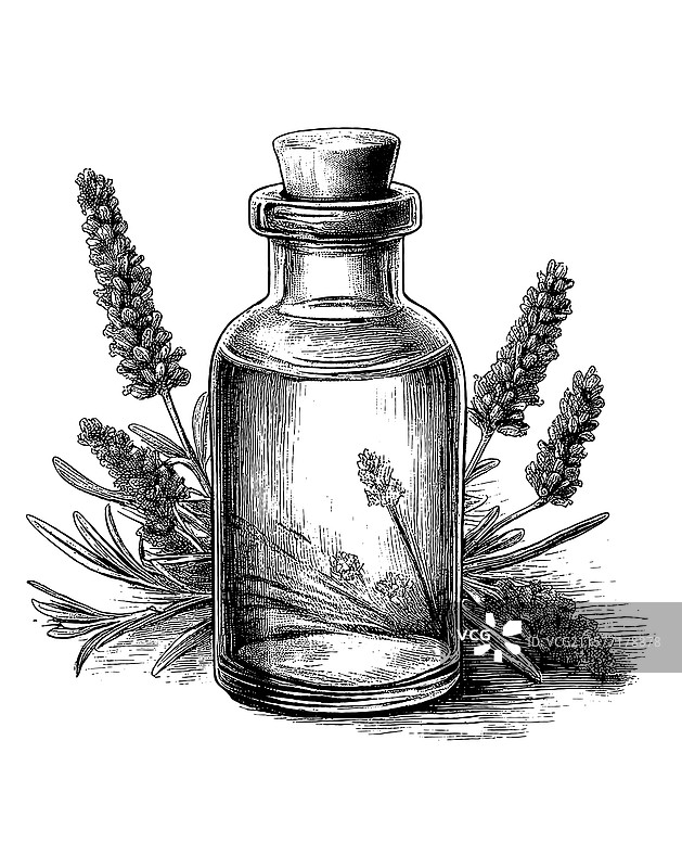 一瓶精油图片素材