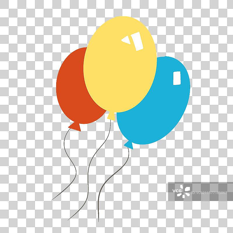 节日气球图片素材