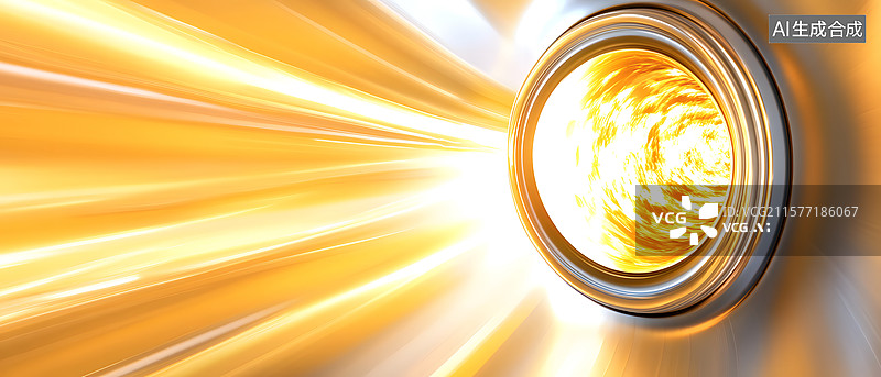 【AI数字艺术】光芒四射的光源特写图片素材