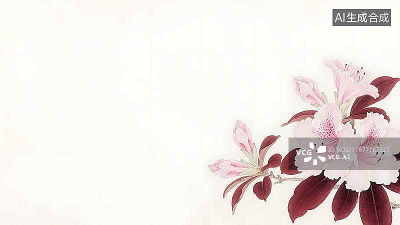 【AI数字艺术】水墨画右下图片素材