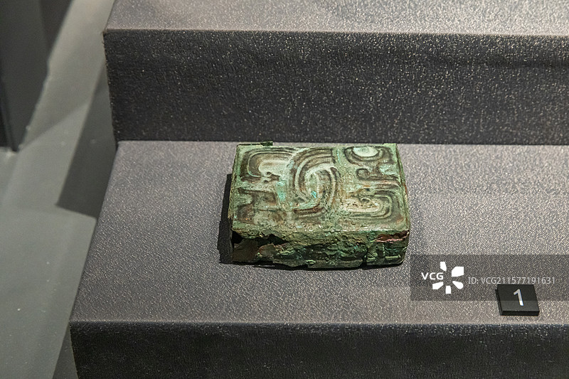 陕西考古博物馆铜盒春秋公元前770-前476年2009年韩城梁带村遗址M300图片素材