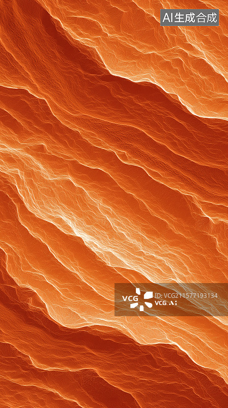 【AI数字艺术】橙色岩石纹理背景图片素材
