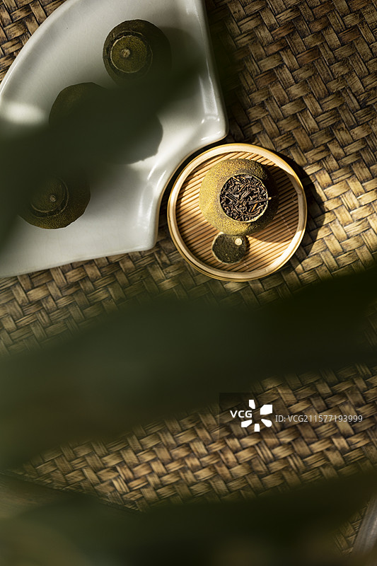 小青柑普洱茶（柑普茶）图片素材