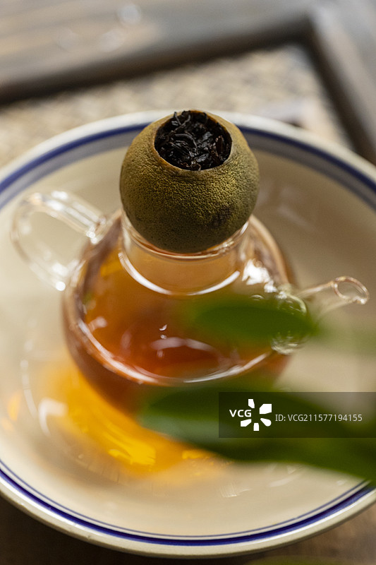 小青柑茶（柑普茶）图片素材