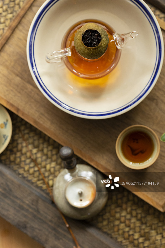 小青柑茶（柑普茶）图片素材