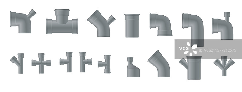塑料管道行业的废弃管道图片素材
