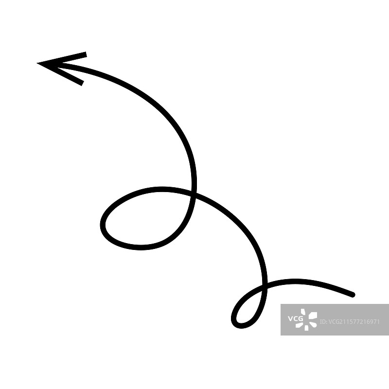 各种类型箭头标志的集合图片素材