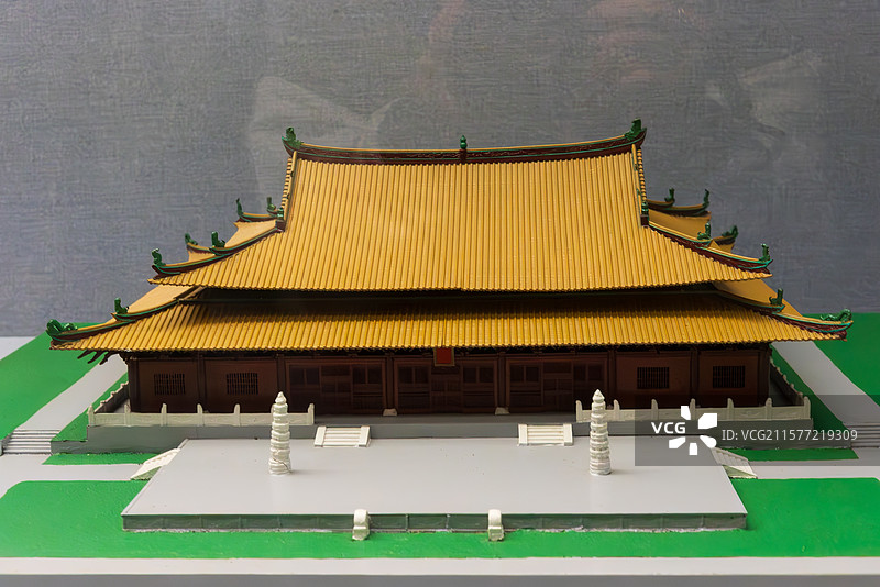 传统建筑模型展示图片素材