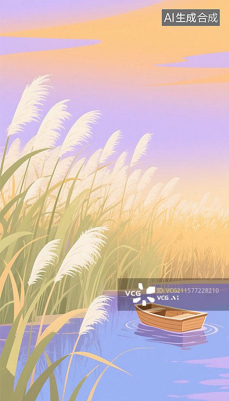 【AI数字艺术】秋季美式插画壁纸图片素材