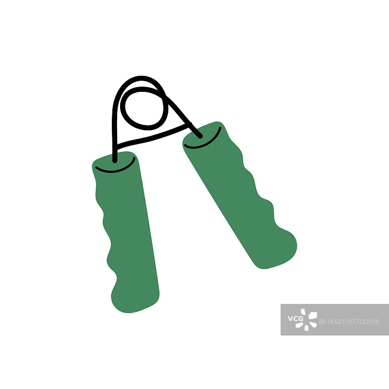 简单的手握器用于力量训练和图片素材