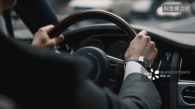 【AI数字艺术】商务精英驾驶座舱图片素材