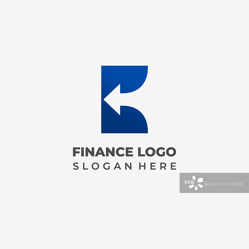 未来感的K字母与箭头组合图片素材