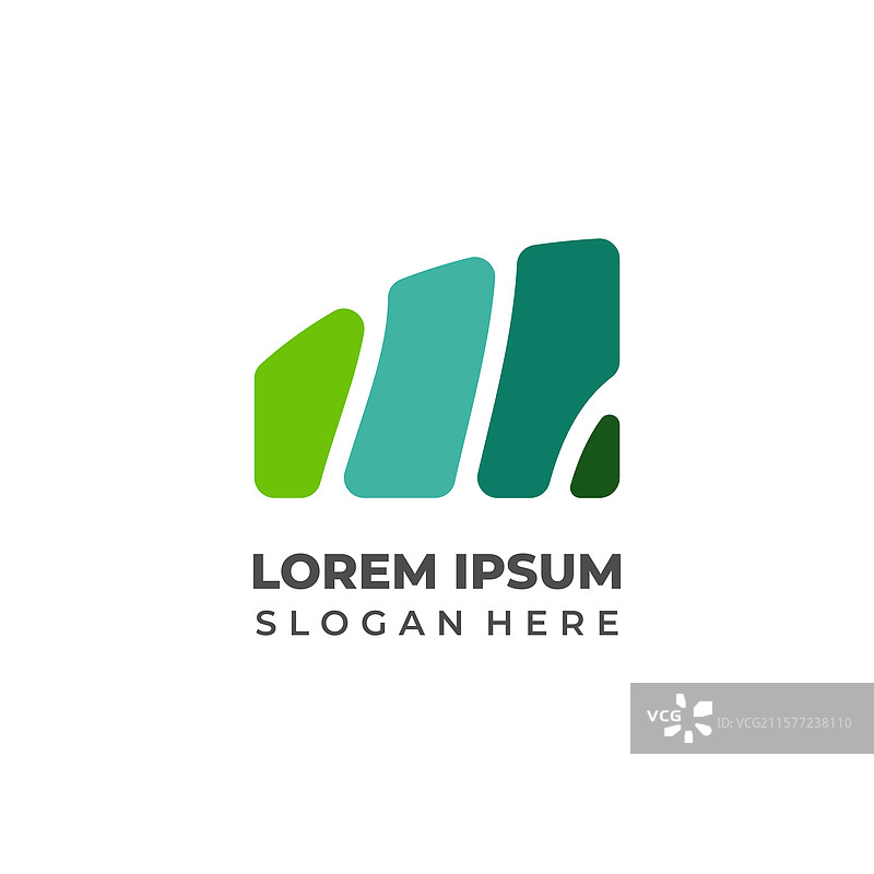 动态创意条形图标志设计图片素材