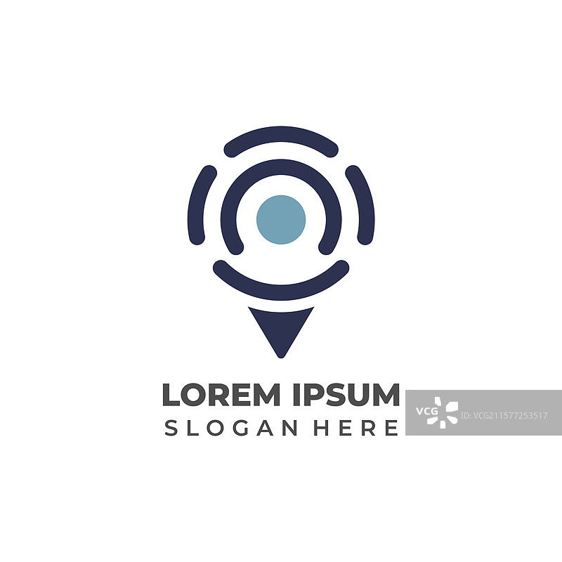 现代商业用的WiFi信号标志设计图片素材