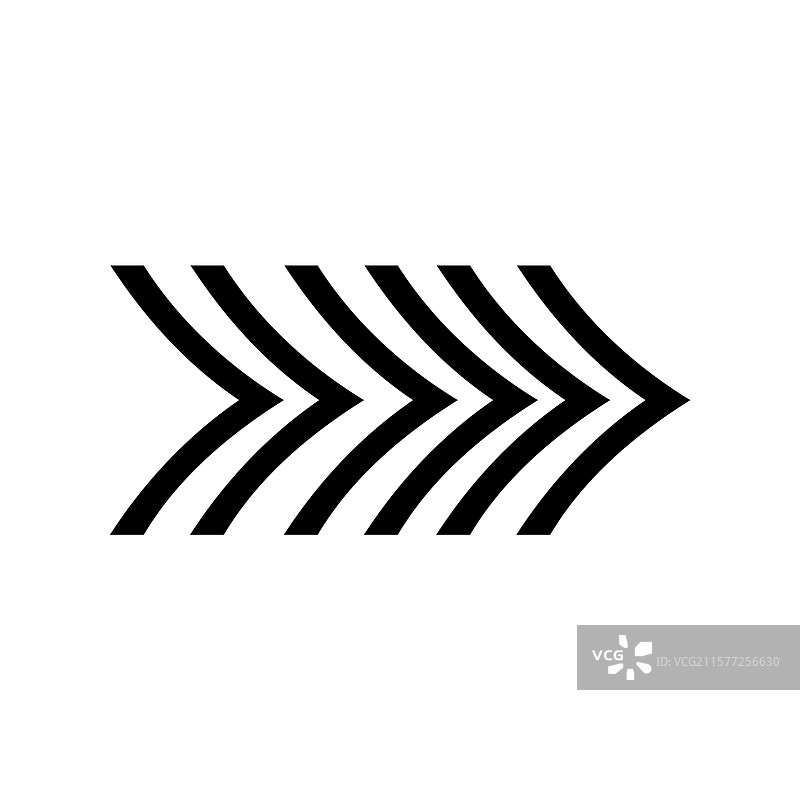 各种类型箭头标志的集合图片素材