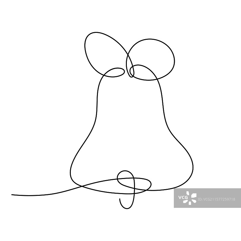 创意线条艺术描绘了一只奇幻的牛在一个图片素材