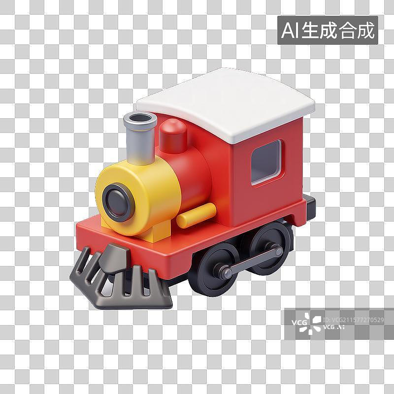 【AI数字艺术】怀旧蒸汽小火车图片素材