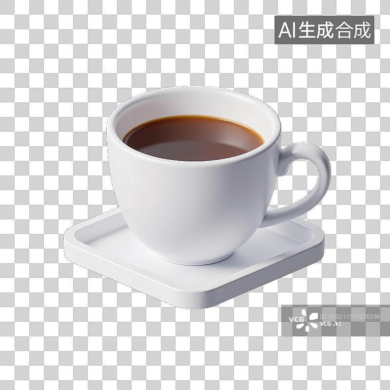 【AI数字艺术】一杯温暖的咖啡时光图片素材